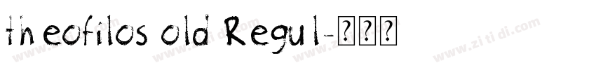 theofilos old Regul字体转换
